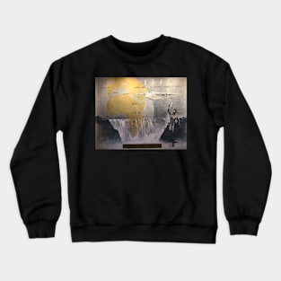 The golden age of adventure travel. Crewneck Sweatshirt